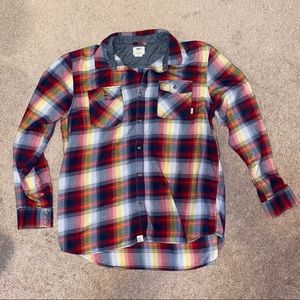 VANS HEAVY FLANNEL PLAID SHIRT
